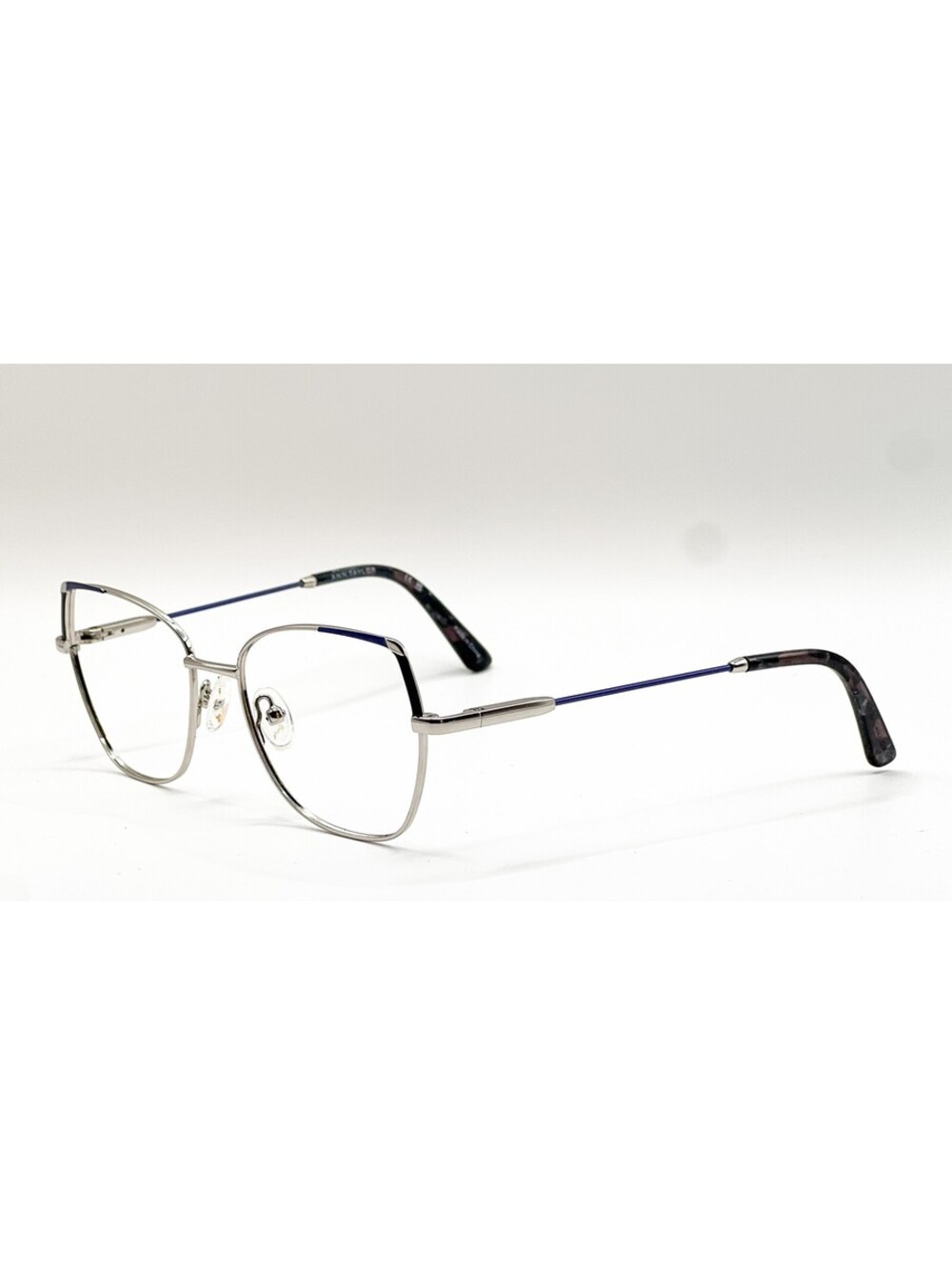Ann Taylor AT110 C03 Matte Periwinkle Rectangle Eyeglass Frames 52-17-135